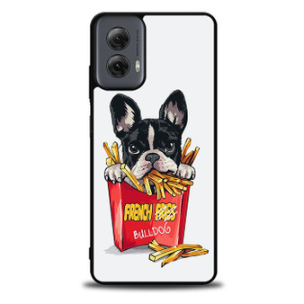 French bulldog fries Motorola Moto G Power 5G 2024/ Moto G Power 5G 2025 Case