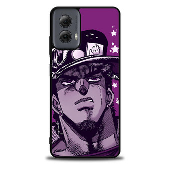 Jojo's Bizarre Adventure Jotaro in Purple Motorola Moto G Power 5G 2024/ Moto G Power 5G 2025 Case