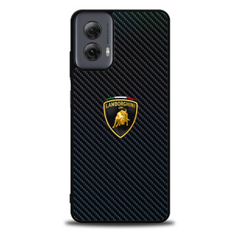 Lamborghini carbon style Motorola Moto G Power 5G 2024/ Moto G Power 5G 2025 Case