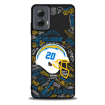 Los angeles chargers names Motorola Moto G Power 5G 2024/ Moto G Power 5G 2025 Case