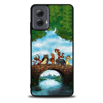 Winnie the pooh playing Motorola Moto G Power 5G 2024/ Moto G Power 5G 2025 Case