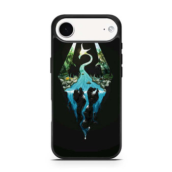Skyrim Logo in Nature iPhone Air Case