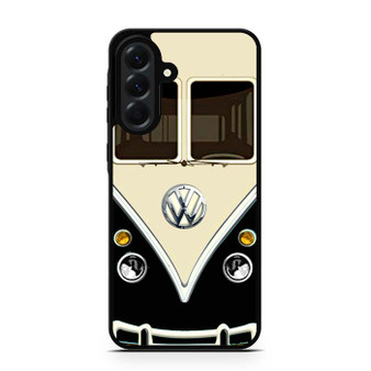 black vw retro bus Samsung Galaxy A56 Case
