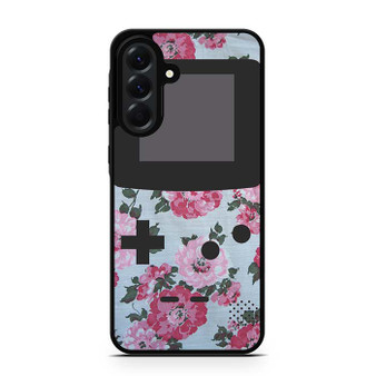 floral vintage gameboy Samsung Galaxy A56 Case