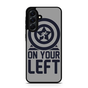 On your left captain america 1 Samsung Galaxy A56 Case