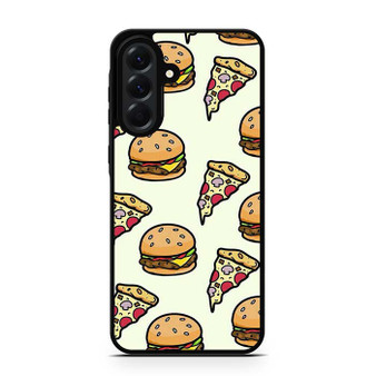 Pizza And Humbergers Collages Samsung Galaxy A56 Case