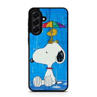 Snoopy In Rain Samsung Galaxy A56 Case