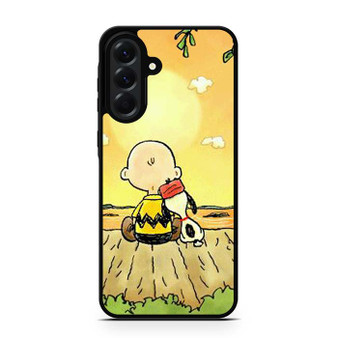 Snopy in Sun Down Samsung Galaxy A56 Case