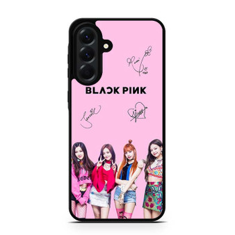 Black Pink Signature 1 Samsung Galaxy A56 Case