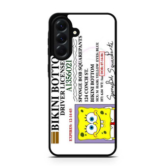 Spongebob Squarepants Driver License Samsung Galaxy A56 Case