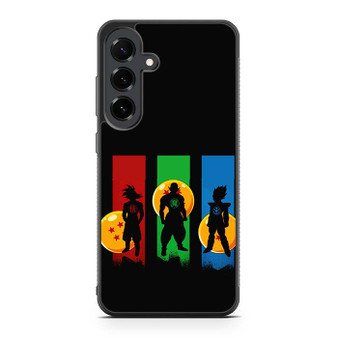 Dragon Ball Goku Picolo and Vegeta Samsung Galaxy S25 FE Case