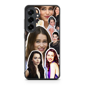 Emilia clarke collage Samsung Galaxy S25 FE Case