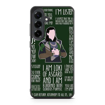 Loki Quotes Samsung Galaxy S25 FE Case