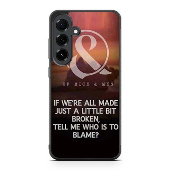 Of Mice & Men Lyrics 9 Samsung Galaxy S25 FE Case