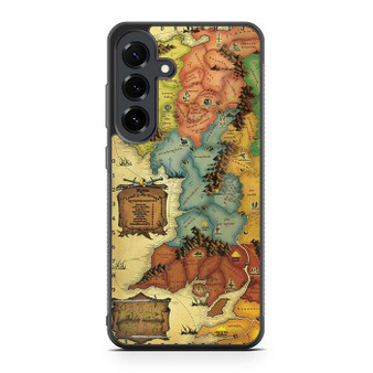 The Lord of The Rings map Samsung Galaxy S25 FE Case