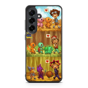 Pokemon Digimon Yugo Oh Samsung Galaxy S25 FE Case