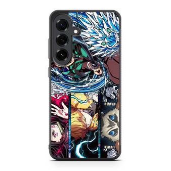 Demon Slayer Tanjiro Zenitsu Nezuko Inosuke Samsung Galaxy S25 FE Case