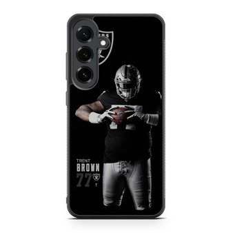 Raiders Trent Brown Samsung Galaxy S25 FE Case