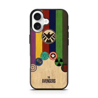 All Avengers Logo iPhone 17 Case