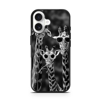 hipster giraffe iPhone 17 Case