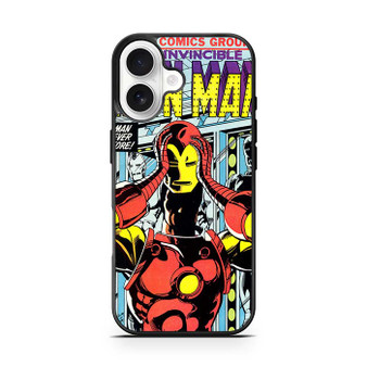 Iron Man Marvel Comic Cover iPhone 17 Case