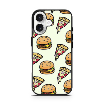 Pizza And Humbergers Collages iPhone 17 Case