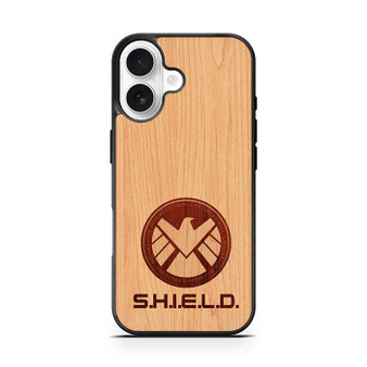 shield wood iPhone 17 Case