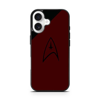 Star Trek Logo Dark Red iPhone 17 Case