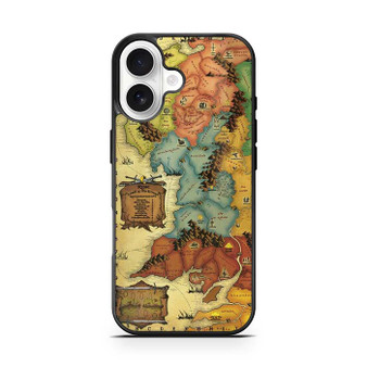 The Lord of The Rings map iPhone 17 Case