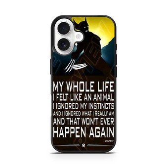 Wolverine Quotes iPhone 17 Case
