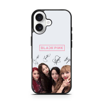 Black Pink Signature 4 iPhone 17 Case