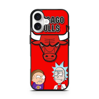 Bulls X Rick n Morty iPhone 17 Case