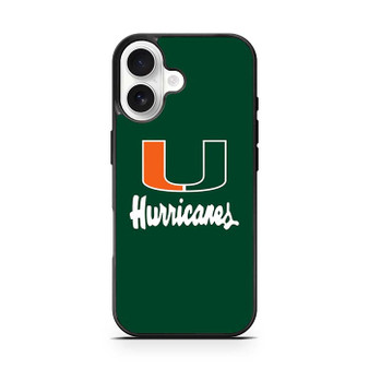 Miami hurricanes iPhone 17 Case