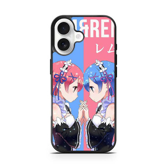 Re Zero Ram and Rem iPhone 17 Case