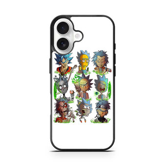 Rick and Morty Anime Style iPhone 17 Case