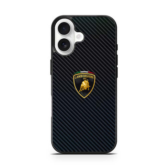 Lamborghini carbon style iPhone 17 Series Case