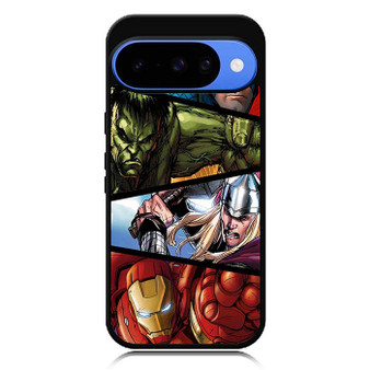 Captain America and Hulk and Thor and Iron man Google Pixel 10 Case