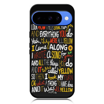 Coldplay Lyrics 2 Google Pixel 10 Case