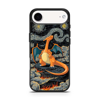 Charizard Inferno Beneath the Starry Night Pokemon iPhone Air Case