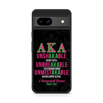 Alpha Kappa Alpha Unshakable Google Pixel 8a Case