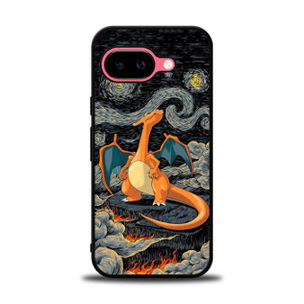 Charizard Inferno Beneath the Starry Night Pokemon Google Pixel 9a Case