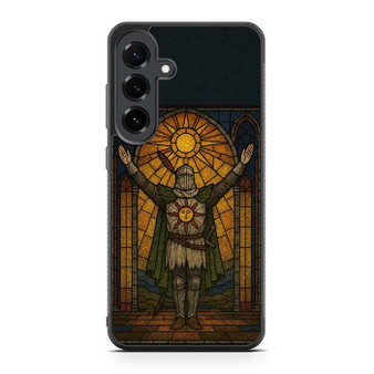 Dark Souls Solaire of Astora Stained Glass Samsung Galaxy S25 FE Case