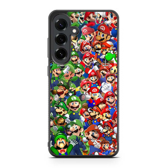 Mario Luigi Collages Samsung Galaxy S25 FE Case
