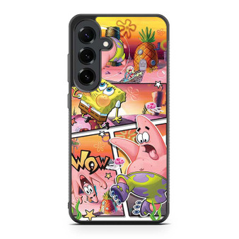 SpongeBob SquarePants and Patrick Fun Samsung Galaxy S25 FE Case