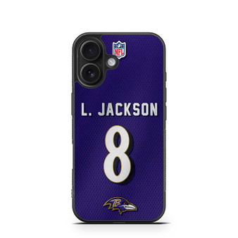 Baltimore Ravens Lamar Jackson Ravens Pride iPhone 16 Case