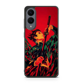 Demon Slayer Cool Tanjiro Samsung Galaxy S25 Edge Case