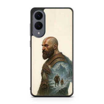 God of War Golden Kratos Arts Samsung Galaxy S25 Edge Case
