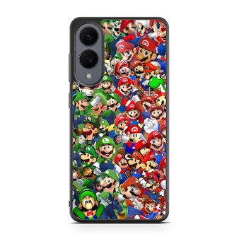 Mario Luigi Collages Samsung Galaxy S25 Edge Case