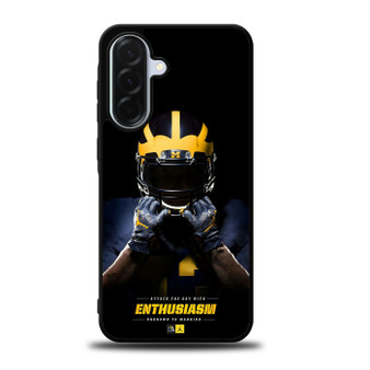 Michigan Wolverines Enthusiasm Samsung Galaxy A36 5G Case
