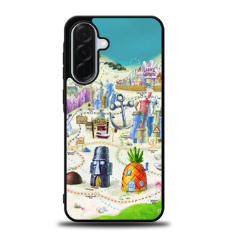 Spongebob Squarepants Maps Samsung Galaxy A36 5G Case